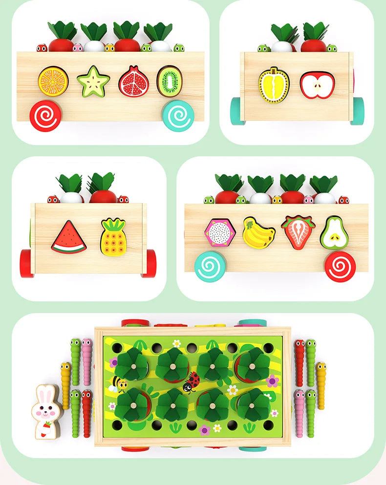 Montessori Wooden Garden Set